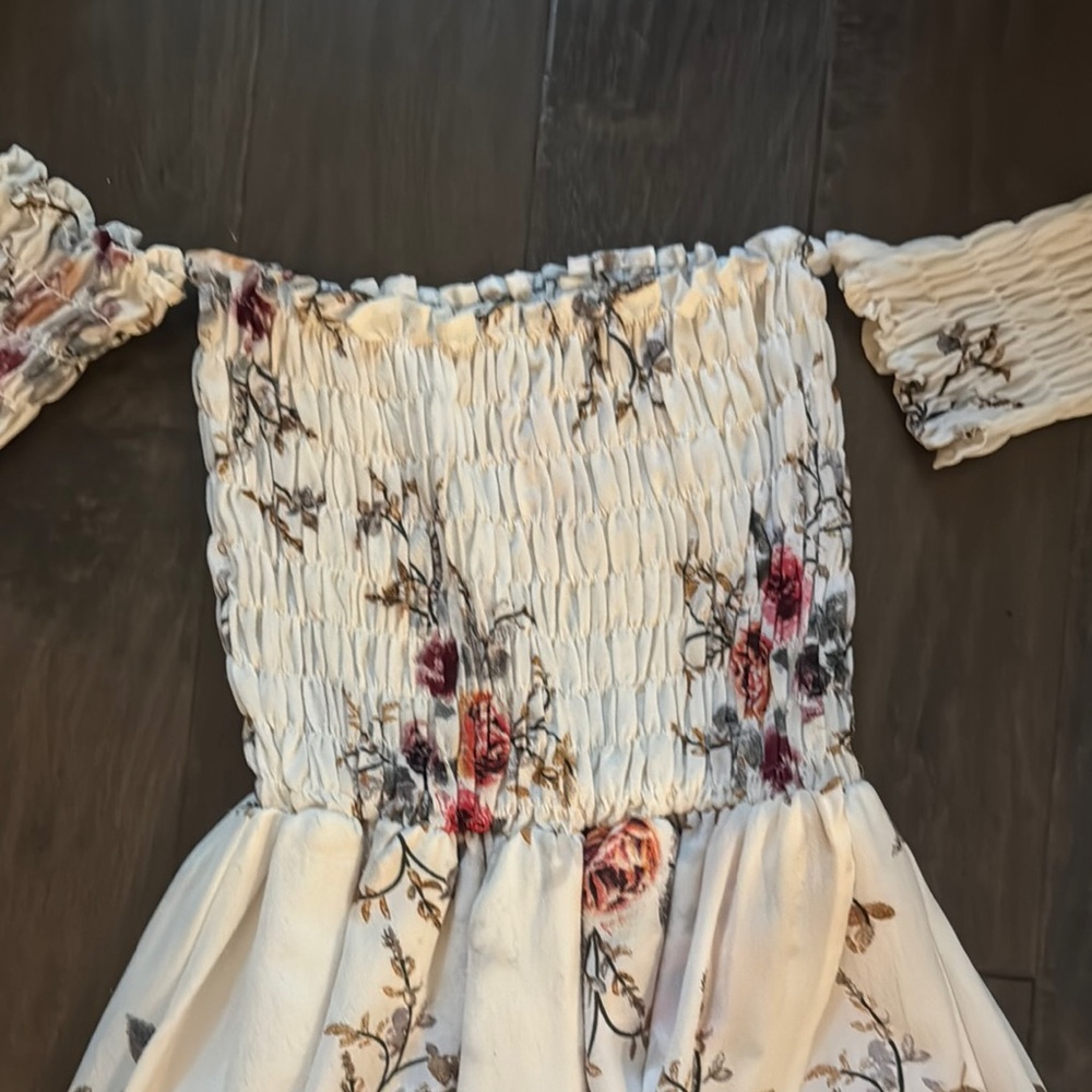 Floral Off-Shoulder Dress